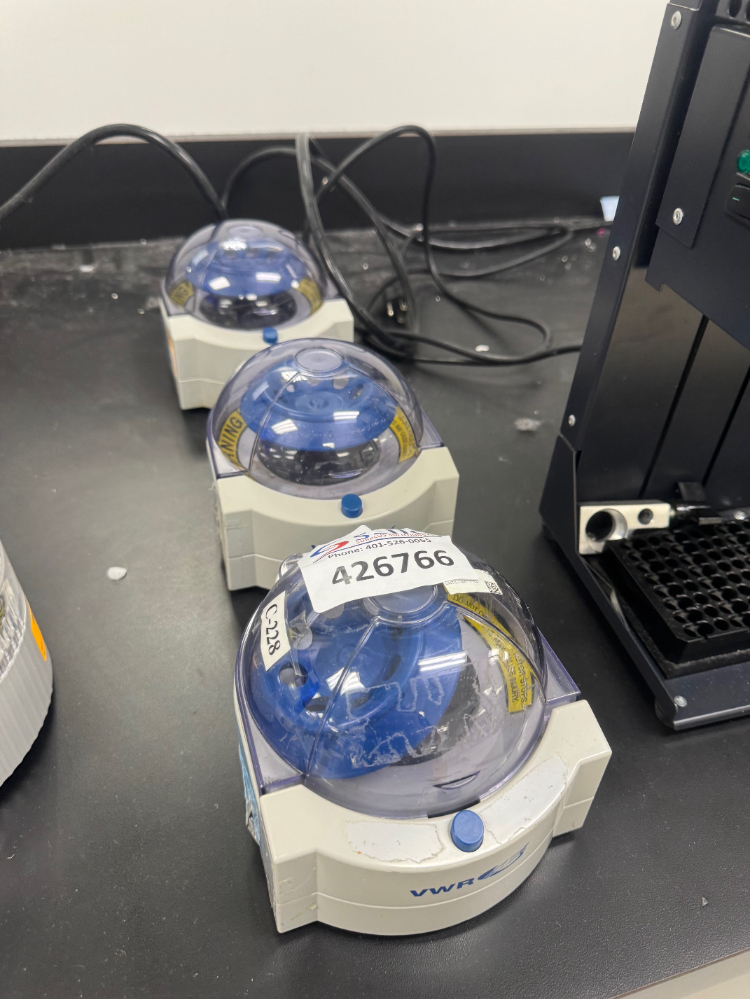 Image of VWR Mini Centrifuges - Quantity 3